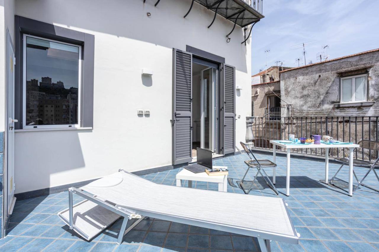 Ferienwohnung Hostly - Tarsia 50-Beautiful Terrace On Neapel Exterior foto